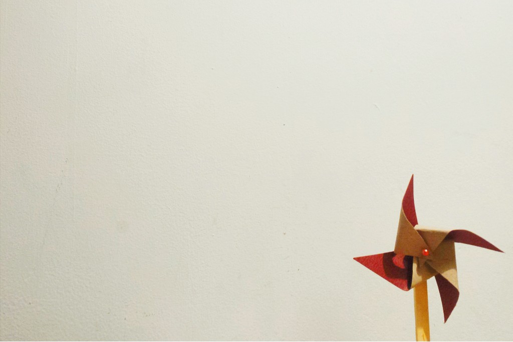 Danielle Sanson minimalist photo of a windmill